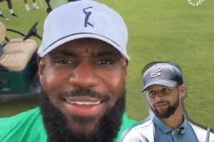 库里：詹姆斯已经痴迷于高尔夫 我可以指导他的挥杆动作