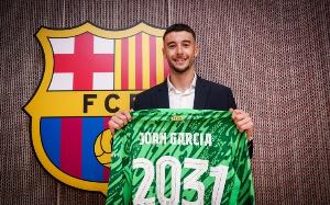 官方：巴萨门将霍安-加西亚在西甲完成注册