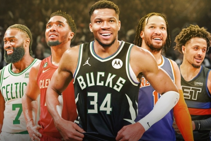 ClutchPoints评东部前5：字母哥、布伦森、米切尔、杰伦-布朗、CC