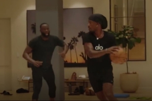 默契十足！掩护切入&交叉跑位&急停中距离 追梦与JB休赛期特训