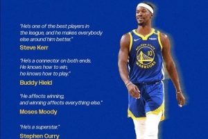 高度评价！勇士官推晒教练、队友语录祝巴特勒36岁生日快乐