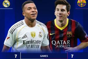 姆巴佩与梅罗最佳赛季开局对比：7场9球1助 7场9球7助 7场8球1助