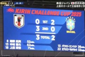 日本队史首胜巴西！14次交手1胜2平11负，日本终结对巴西36年不胜