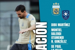 奥莱报预测阿根廷首发：梅西领衔，若他不首发尼科-帕斯将出战