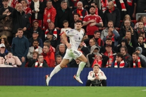 马奎尔进球是曼联在安菲尔德第二晚的绝杀球，仅次于奥谢的91分钟