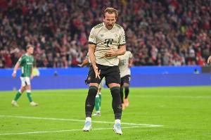 凯恩加盟拜仁前三个赛季已在欧冠打进24球，超越莱万同期数据