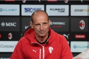 阿莱格里：从阵容角度看，国际米兰和那不勒斯是夺冠热门