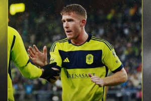 扫射破门，官方：乔什-鲍尔当选纳什维尔2-1迈阿密国际全场最佳